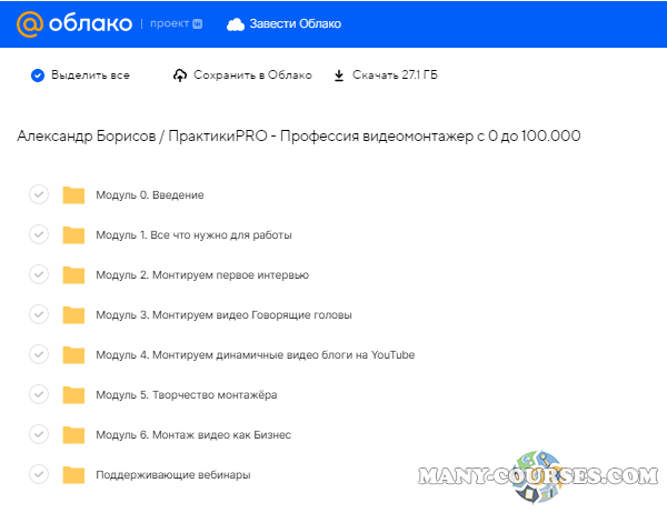 Александр Борисов / ПрактикиPRO - Профессия видеомонтажер с 0 до 100.000